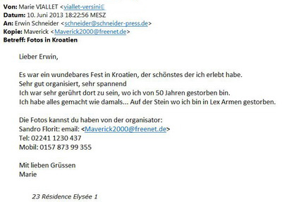 Marie Versini 2013 Marie Versini 2013